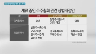 '주총대란' 막을 상법개정안…9월 정기국회 통과여부 촉각