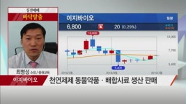 [최명성의 바닥탈출] 실적 회복 + 수급 개선 기대! 이지바이오