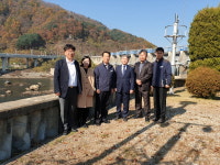 육동한 강원연구원장, 한국수력원자력 한강수력본부 방문