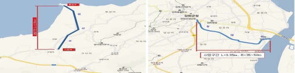 인천 수해상습지역 교산천·동락천 개선사업 지역건설사가 시공