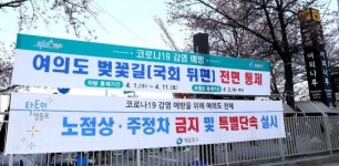 [코로나19]영등포구, 여의도 봄꽃길 전면통제…지역사회 선제적 차단