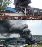 전주 폐차장, 원인불명의 화재 발생 ‘대응 1단계 발령’