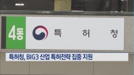 산업 경쟁력 제고… 특허청, BIG3 산업 특허전략 집중 지원