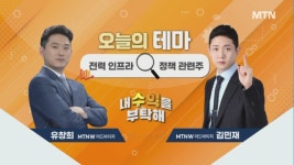[오늘의 테마] '전력 인프라' VS '정책 관련주'
