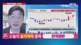[박종현의 돌파매매] 오늘의 돌파매매 추천주는? 한국파마