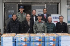 38전투비행전대 옥서면 경로당 방문