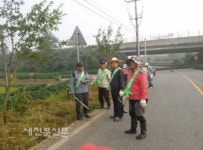 군산서수면 주민자치위 환경정화활동