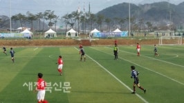겨울 축구열기로 가득찬 춘향골