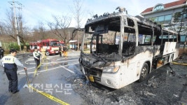 전주승화원 주차장서 45인승 버스 불