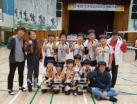 전국학교스포츠클럽 배구대회-군산흥남초등학교 우승
