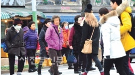아이고 추워라~옷 단디 입어야해요