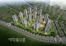 효천지구 대방 노블랜드, 중대형 공급