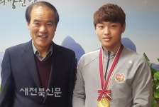 진안군청 박민호 선수, 한일 친선역도대회 3관왕