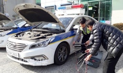 덕진경찰서, 112순찰차량 동절기 장비 사용요령 점검