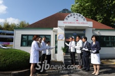 원광대병원 전북금연지원센터, 금연 우수기관 현판식