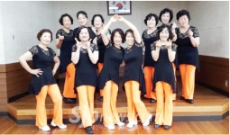 송천2동 라인댄스교실 인기프로그램 자리매김