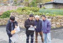 무주 적상면 내창지구, 지적재조사 현장사무실 설치