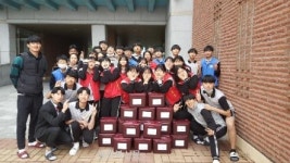 군산동산중학교, 김장김치 100포기 전달