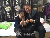 정윤배 군산시 구암동장, 경로당 순회방문