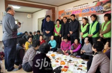 송천2동 사랑의울타리, 어르신 나눔봉사