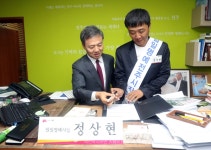 열정의 청년예술가, 전주시 일일시장 되다