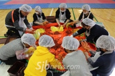 무주군 설천초등학교 사랑의 김장 나눔