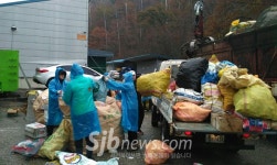 무주군 설천면 청년회 농약공병 수거