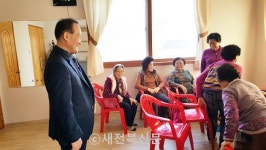 김제시 강윤석 죽산면장, 경로당 소통행보