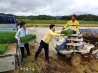 순창 적성면장, 영농현장 농업인 격려