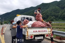 적상면 마을로 찾아가는 환경정화활동