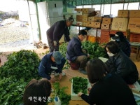 김제시 부량면,영농철 농촌일손 도와