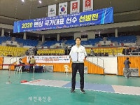 익산시청 권영준 선수, 펜싱 국가대표 선발