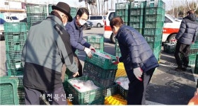 대한노인회 전북연합회, 토종닭 나눔 행사