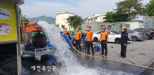 장수소방서, 풍수해 대비 수방장비 점검