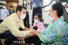 권익현 부안군수, 상서면 분장·장전 경로당 현장행정