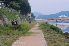 무주군 지방하천 풀깎기 쾌적한 하천환경 조성