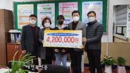 임실고 7회 졸업생 장학금 420만원 전달