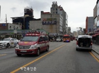 정읍소방서, 소방차 길 터주기  훈련