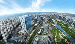 인천대입구역 초역세권, 송도 센트럴비즈 한라 눈길