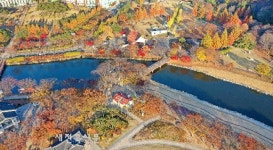 임실군, 국민관광지 사선대 가을분위기 물씬