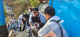 전주완산소방서, 소외계층 대상 연탄 나눔 봉사 진행