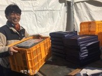 완주군 고산면 곶감 직거래장터, 명절 선물용 구매 발길 북적