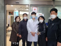 장계면지사협, 착한가게 15호점 현판 전달