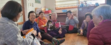 고창 신림면, 새해맞이 경로당 방문