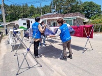고창 해리면, 이동세탁 봉사