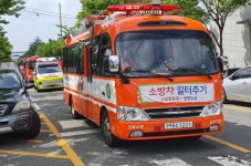 완주소방서, ‘소방차 길 터주기’ 훈련 및 캠페인