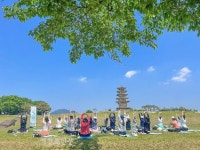 익산시, 세계유산을 누리는 ‘힐링 요가’ 시민들 큰 호응
