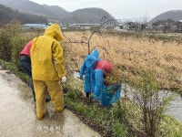화양읍 신봉리(홍도) 마을체육시설 | 완주군 “비봉생활체육공원 홍도화 보러 오세요”