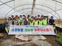 농협 전주완주시군지부·소양농협, 영농철 농촌일손돕기 실시