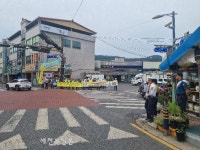 무주경찰서 유관기관 합동 교통안전 캠페인